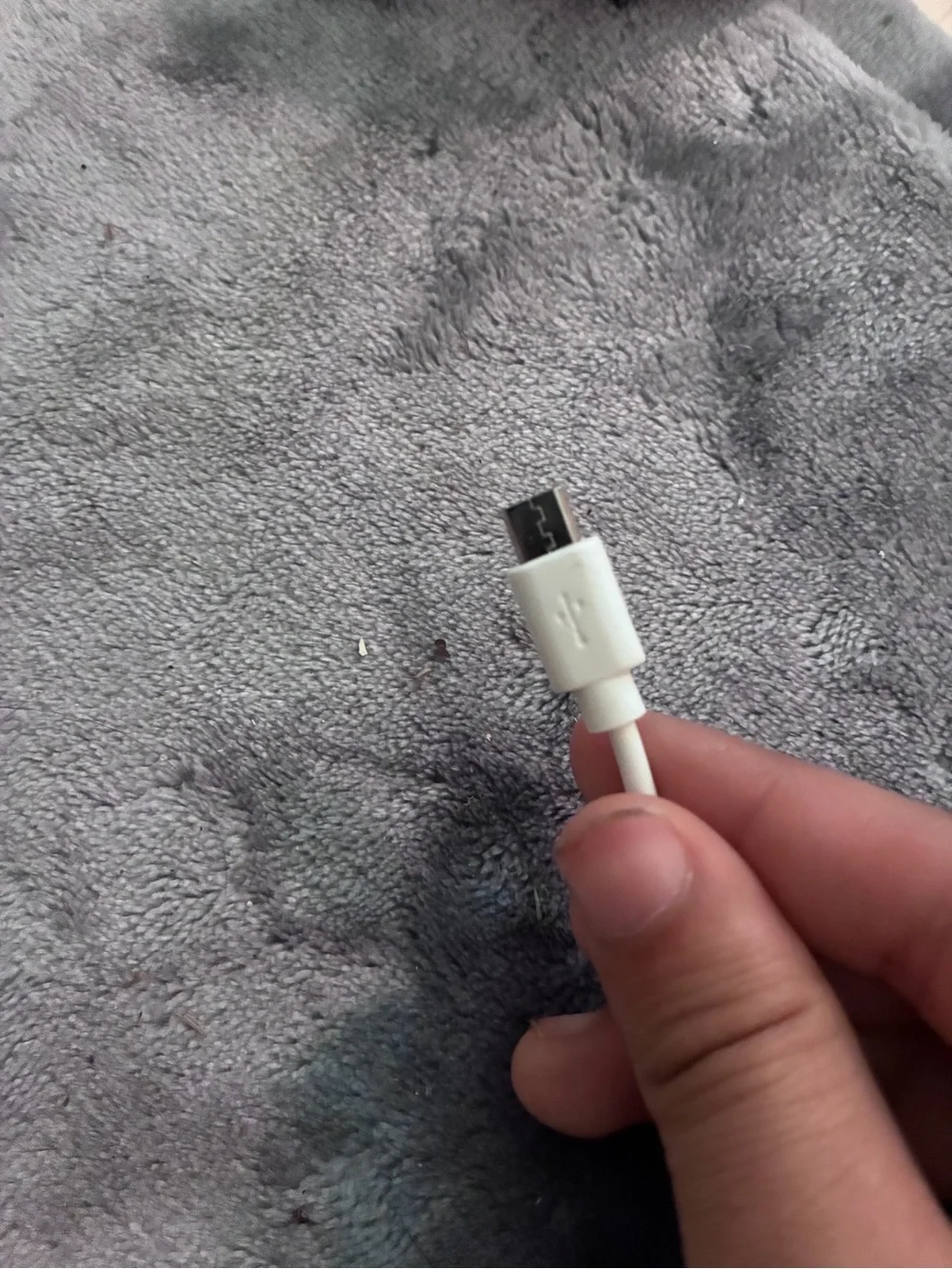 White Micro USB Charging Cable - Universal Cell Phone Accessory